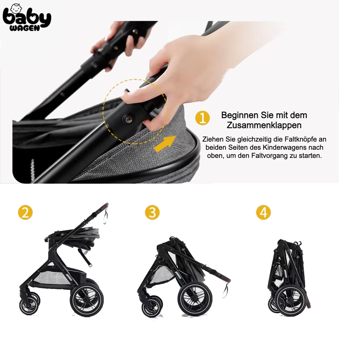 Kinderwagen Deluxe 3-in-1