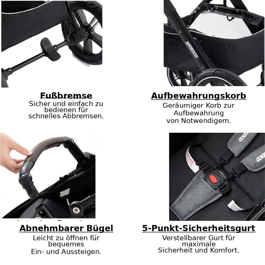 Kinderwagen Deluxe 3-in-1