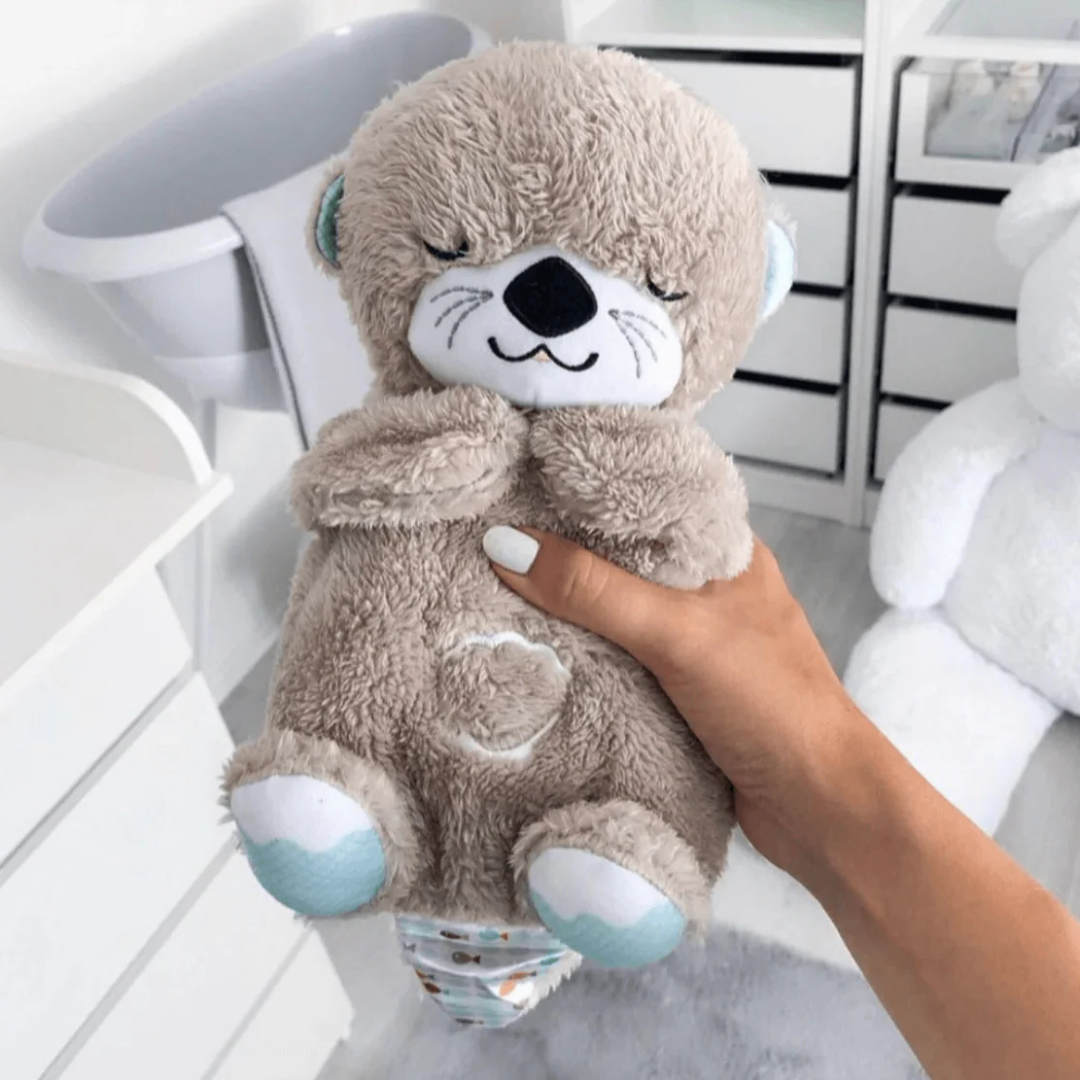Atmender Otter – mit Musik und Licht