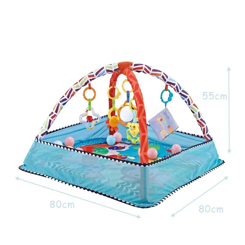 Mobiles Babygym mit Netzschutz