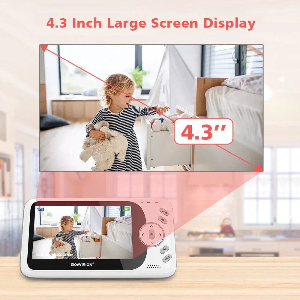 Video-Babyphone mit Kamera & Nachtsicht