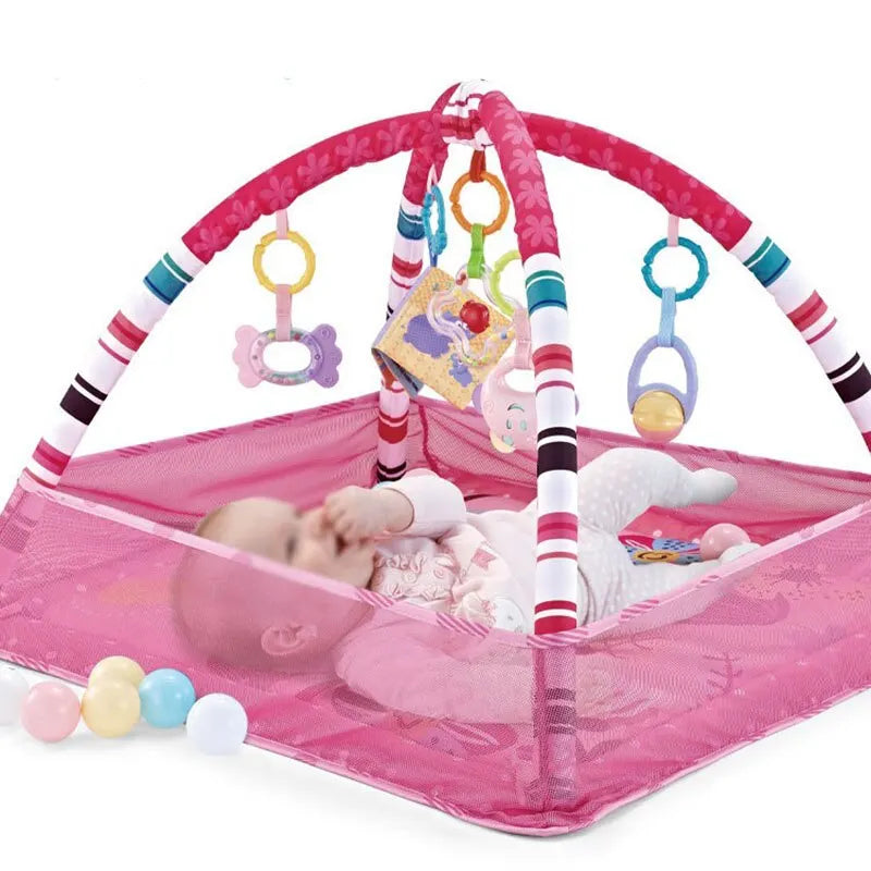 Mobiles Babygym mit Netzschutz