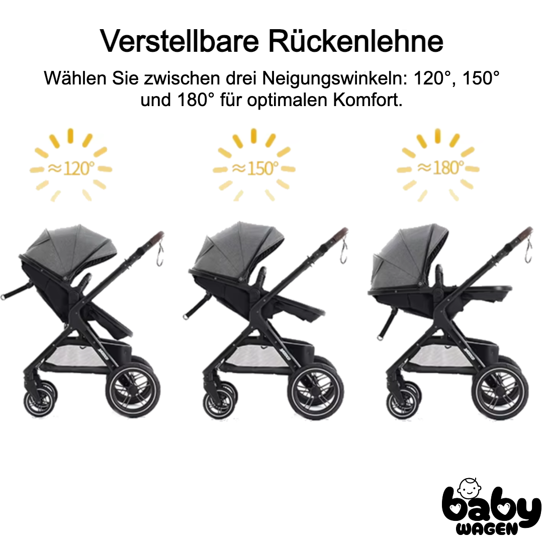 Kinderwagen Deluxe 3-in-1